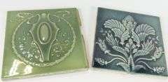 THREE ANTIQUE TILES