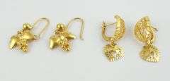 2 PAIRS EARRINGS