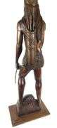 HAND-CARVED WOOD FIGURE