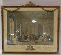 18TH CENTURY FRENCH COLOURED ENGRAVING