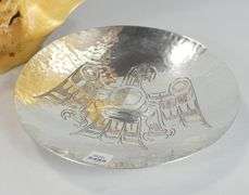INDIGENOUS BOWL & SILVERPLATED DISH