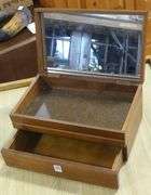 TWO WOODEN BOXES