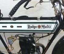 1913 RUDGE MULTI COMBINATION MOTORCYCLE WITH SIDE CAR