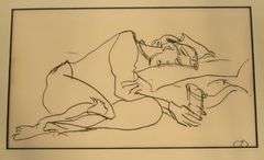 3 IAN TROWELL NUDE SKETCHES