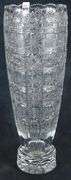 MASSIVE CUT CRYSTAL VASE