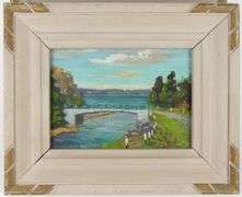 PAIR FLO CAMPBELL PAINTINGS