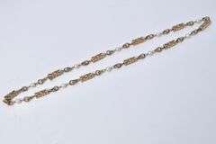 GOLD AND PEARL NECKLACE