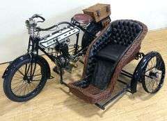 1913 RUDGE MULTI COMBINATION MOTORCYCLE WITH SIDE CAR