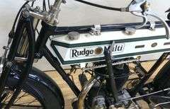 1913 RUDGE MULTI COMBINATION MOTORCYCLE WITH SIDE CAR