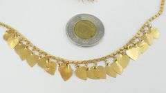 "HEART" MOTIF GOLD NECKLACE