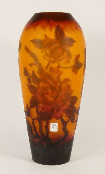 LARGE GLASS VASE