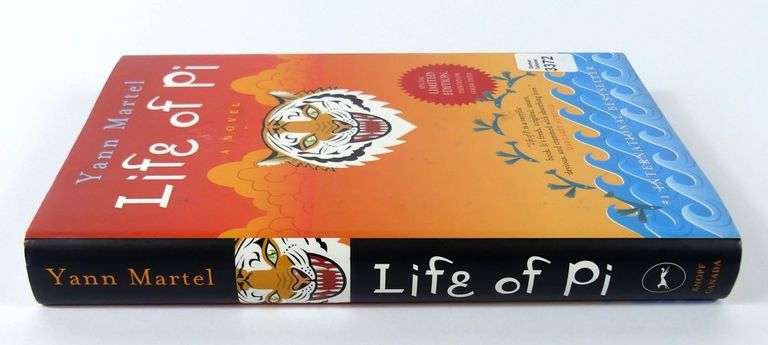"LIFE OF PI" BY YANN MARTEL, SIGNED