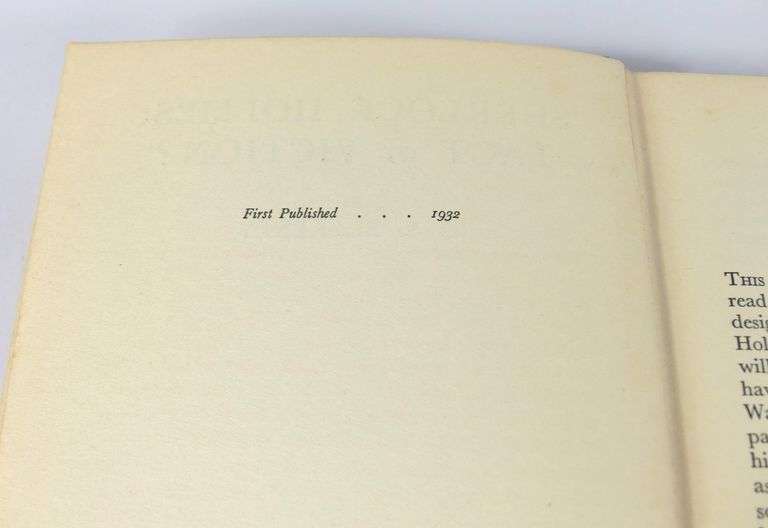"SHERLOCK HOLMES: FACT OR FICTION" BY T.S. BLAKENEY FIRST EDITION
