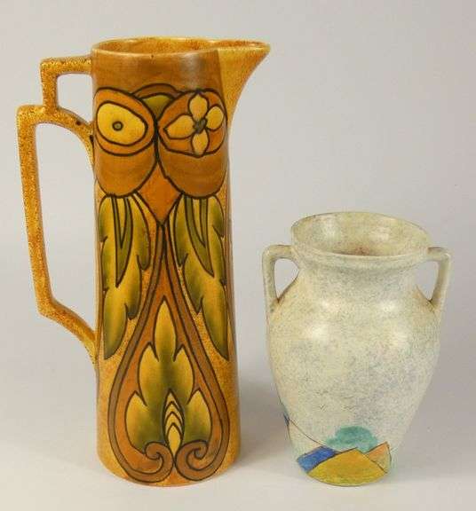 4 EXAMPLES OF ENGLISH ART POTTERY