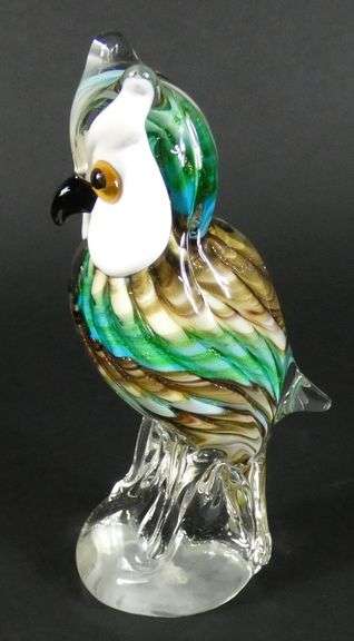 2 GLASS FIGURINES