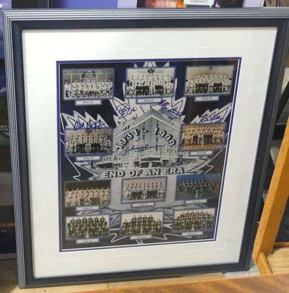 AUTOGRAPHED "TORONTO MAPLE LEAFS" PRINT AND BOBBY ORR PRINT