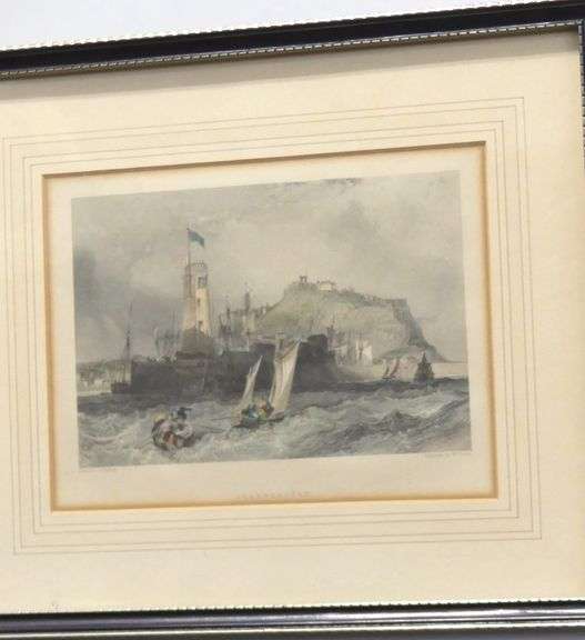 FIVE EDWARD FINDON COLOURED ENGRAVINGS
