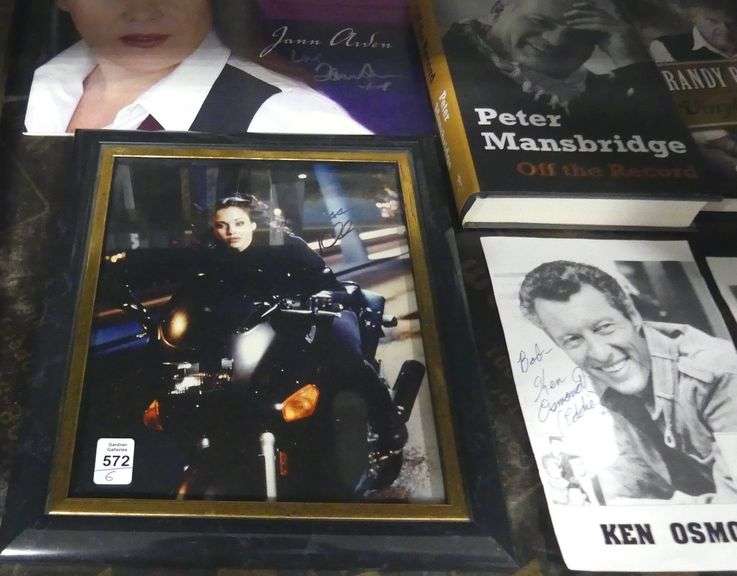 AUTOGRAPHED PHOTOS AND BOOKS