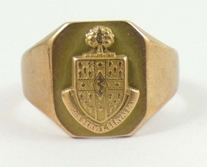 GOLD SCHOOL RING