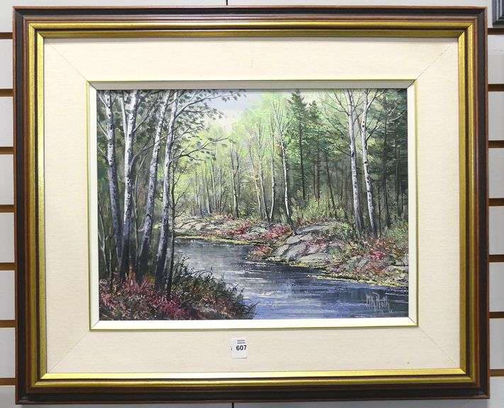 MK ROTH OIL PAINTING
