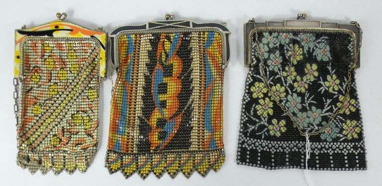 3 DECO ERA PURSES
