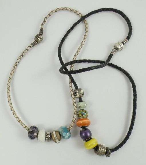 2 PANDORA NECKLACES