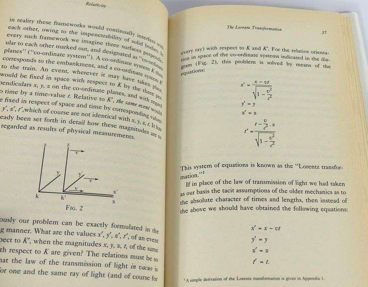 "RELATIVITY: THE SPECIAL & THE GENERAL THEORY" BY ALBERT EINSTEIN