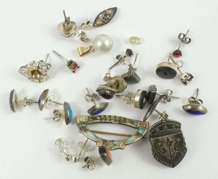 EARRINGS, PINS, ETC.