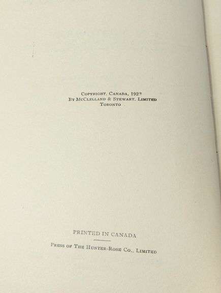 "EMILY OF NEW MOON" BY L.M. MONTGOMERY FIRST EDITION