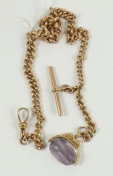 ANTIQUE GOLD WATCH CHAIN