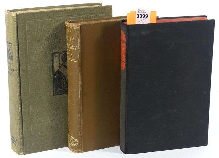 3 VINTAGE BOOKS INCLUDING SHERLOCK HOLMES