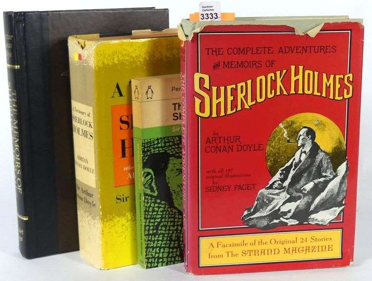 4 SHERLOCK HOLMES BOOKS