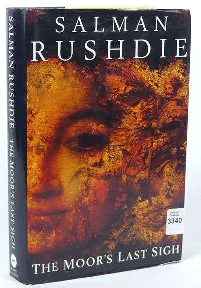 SALMAN RUSHDIE SIGNED BOOK "THE MOOR'S LAST SIGH" FIRST EDITION
