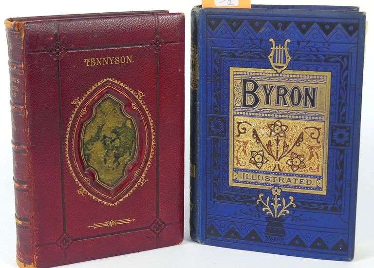 19TH CENTURY LORD BYRON & TENNYSON VOLUMES