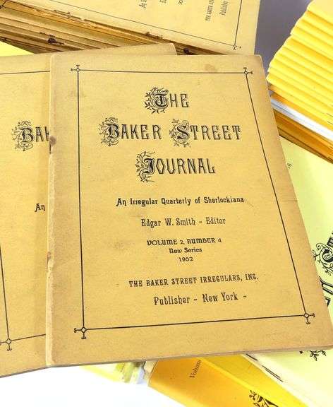 ENORMOUS COLLECTION OF "THE BAKER STREET JOURNAL", NEW YORK IRREGULARS