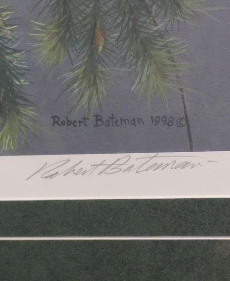 FRAMED LIMITED EDITION ROBERT BATEMAN PRINT