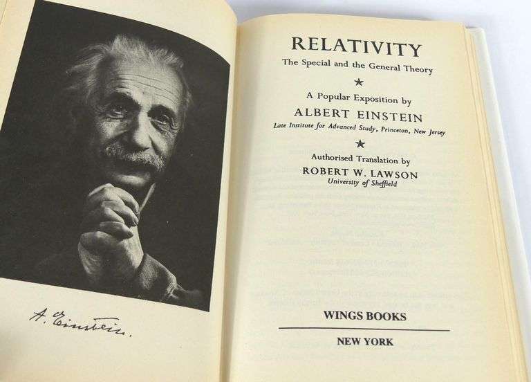 "RELATIVITY: THE SPECIAL & THE GENERAL THEORY" BY ALBERT EINSTEIN