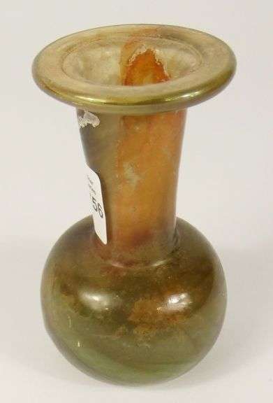 ANICENT GLASS VASE OR BOTTLE