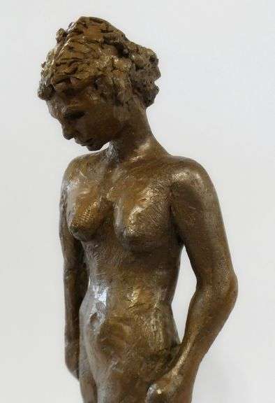 PAPIER MACHE "FEMALE NUDE" SCULPTURE