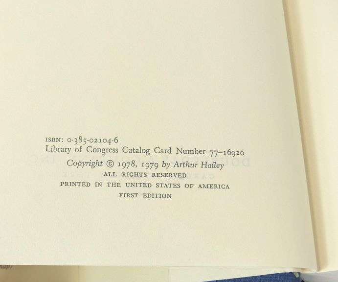 SIGNED ARTHUR HAILEY NOVEL "OVER-LOAD"