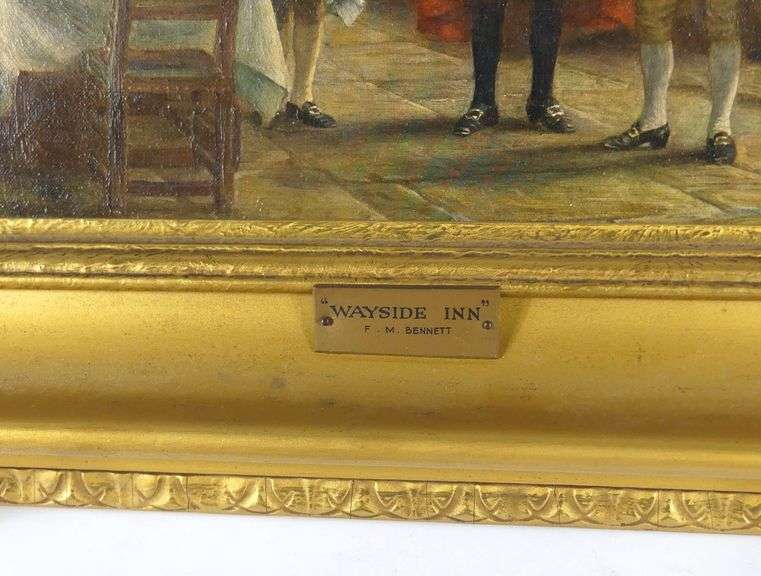 CANVAS PRINT DISPLAYED IN AN EXCEPTIONAL ANTIQUE FRAME
