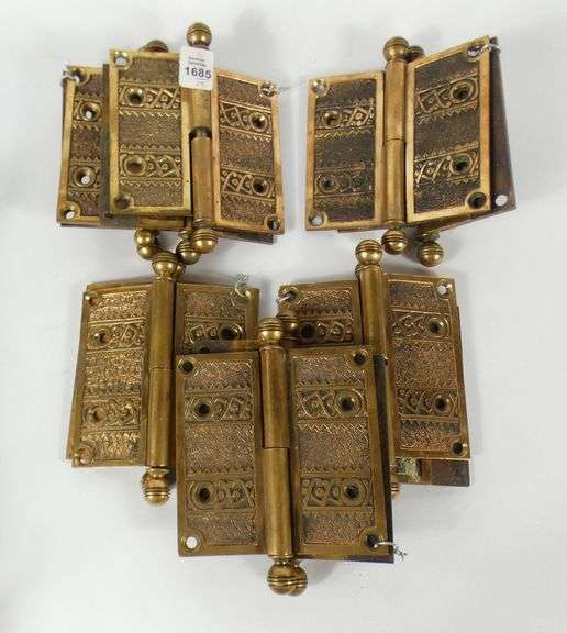 SET OF 12 ANTIQUE HINGES