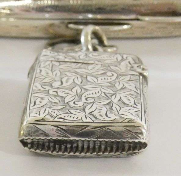 STERLING CIGARETTE CASES, MATCH VESTAS AND LIGHTER