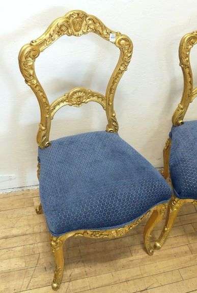 PAIR OF LOUIS XVI STYLE SIDE CHAIRS
