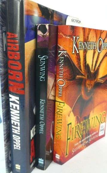 5 KENNETH OPPEL SIGNED NOVELS