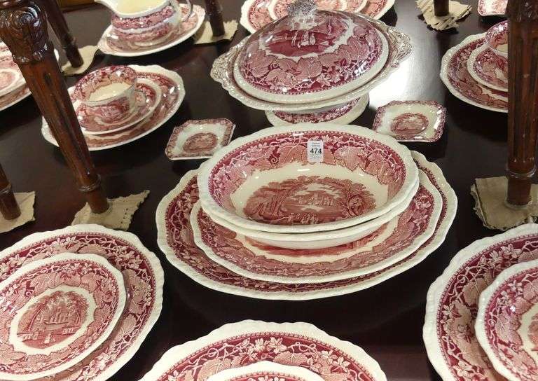 MASON'S "VISTA" ENGLISH POTTERY DINNERWARE