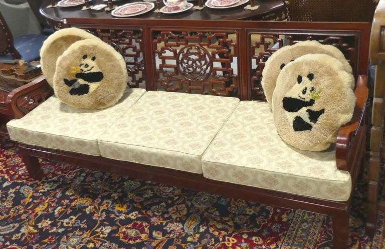 CHINESE ROSEWOOD SOFA