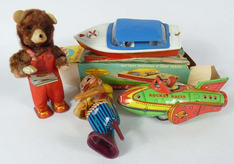4 VINTAGE TOYS
