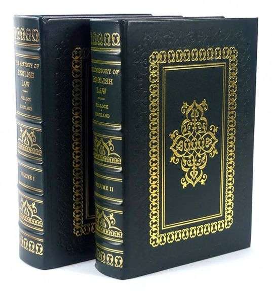 "THE HISTORY OF ENGLISH LAW" VOLUMES I & II