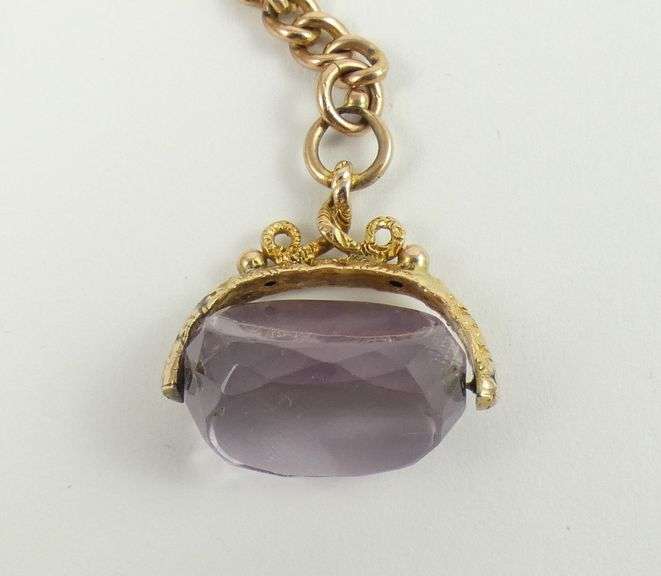 ANTIQUE GOLD WATCH CHAIN